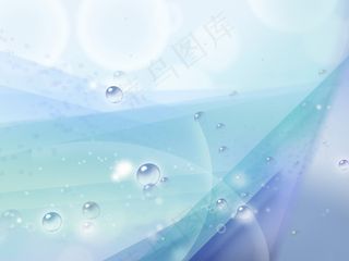 蓝色小清新线条