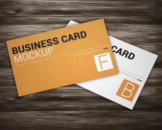 名片样机设计素材