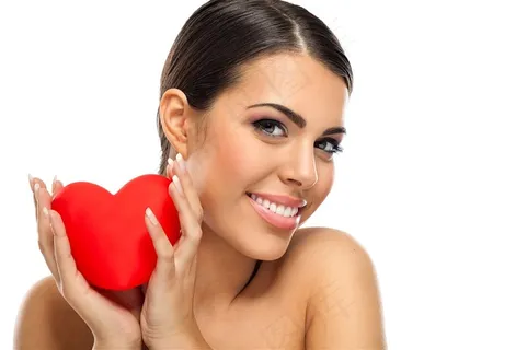 心形元素与美女素材