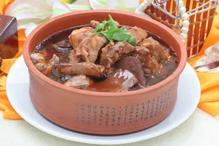 粉条鸭血大碗羊排 (2)