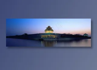 故宫角楼中国古典建筑摄影图片