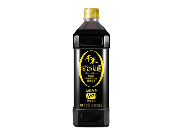 千禾_零添加酱油2超市商品白底图免抠实物摄影png格式图片透明底