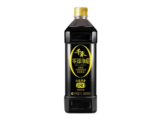 千禾_零添加酱油2超市商品白底图免抠实物摄影png格式图片透明底