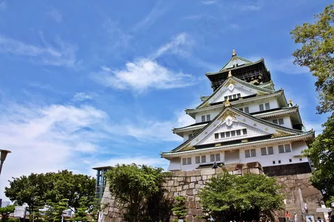 日本大阪天守阁图片 日本大阪天守阁图片