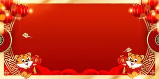 设计新年虎年2022年