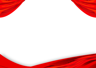 红色飘带免扣素材