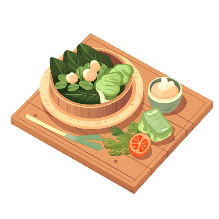 蔬菜沙拉拼盘菜免抠