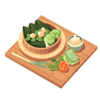 蔬菜沙拉拼盘菜免抠