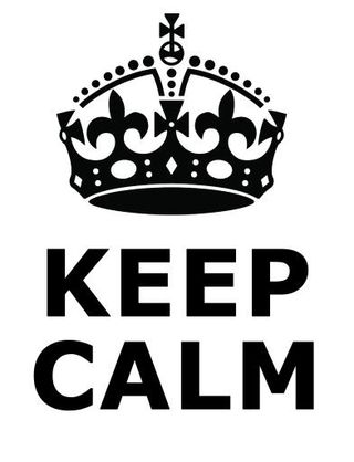 保持冷静 PNG免抠