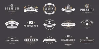 设计勋章标志素材