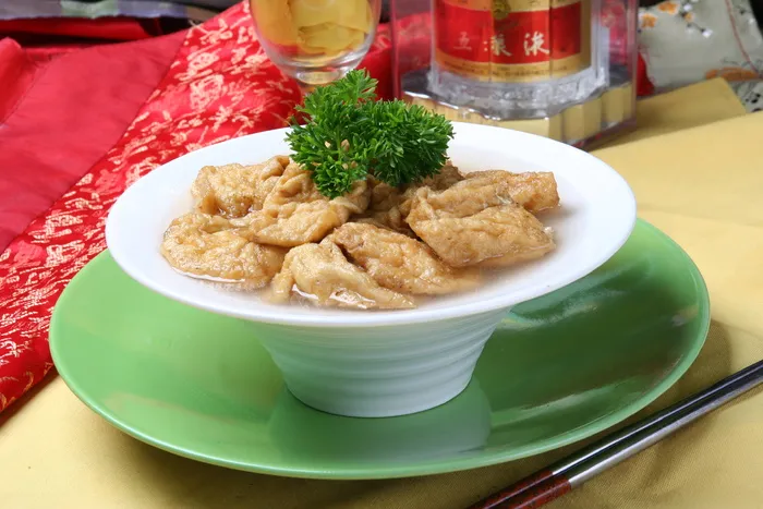 清汤炖炸豆腐 (1)