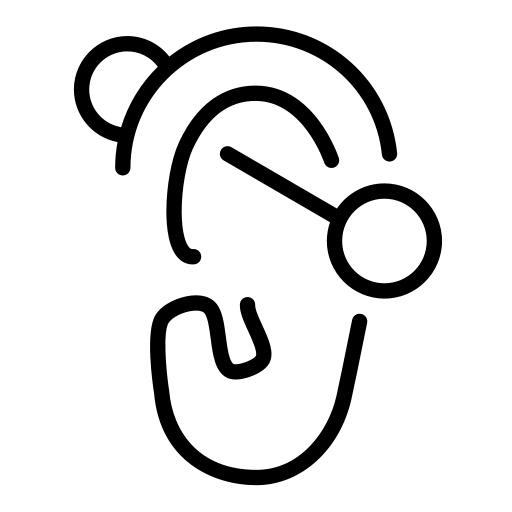 身体穿孔 PNG免抠