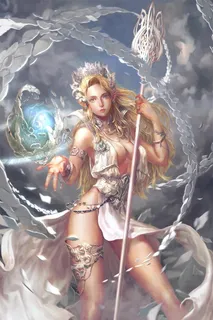 欧美科幻美女猎手插画动漫图片 欧美科幻美女猎手插画动漫图片