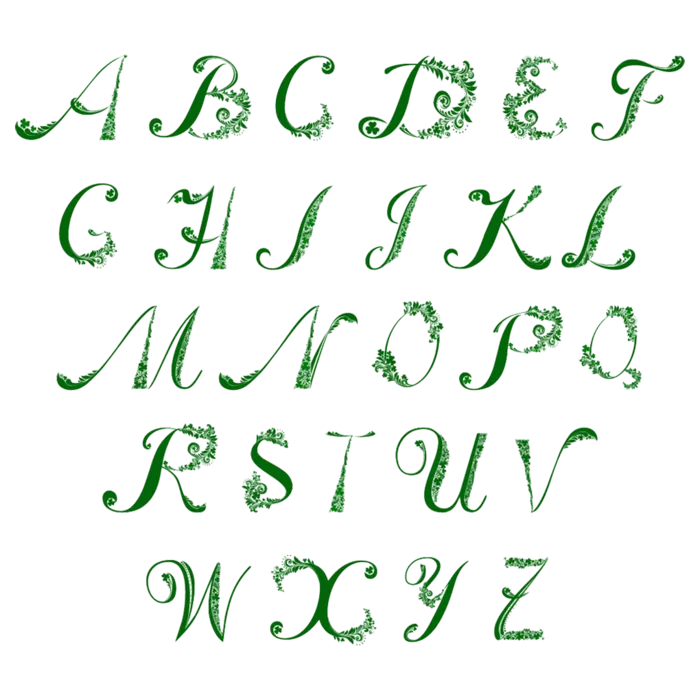 绿植字母数字