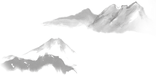 古风墨水山水背景图