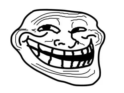 巨魔脸 PNG免抠(500x376)