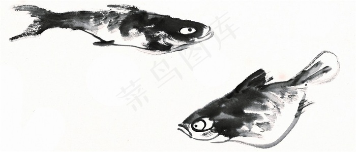 鱼虾蟹龟绘画素材