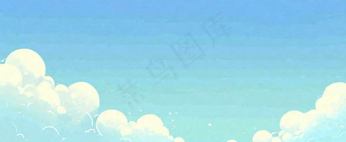 清新蓝天白云天空(1712x704)