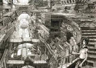 790动漫人物黑白