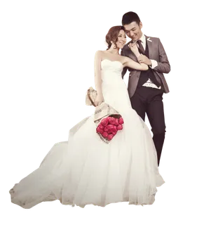 婚纱卡通人物婚礼白纱结婚婚纱摄影手绘