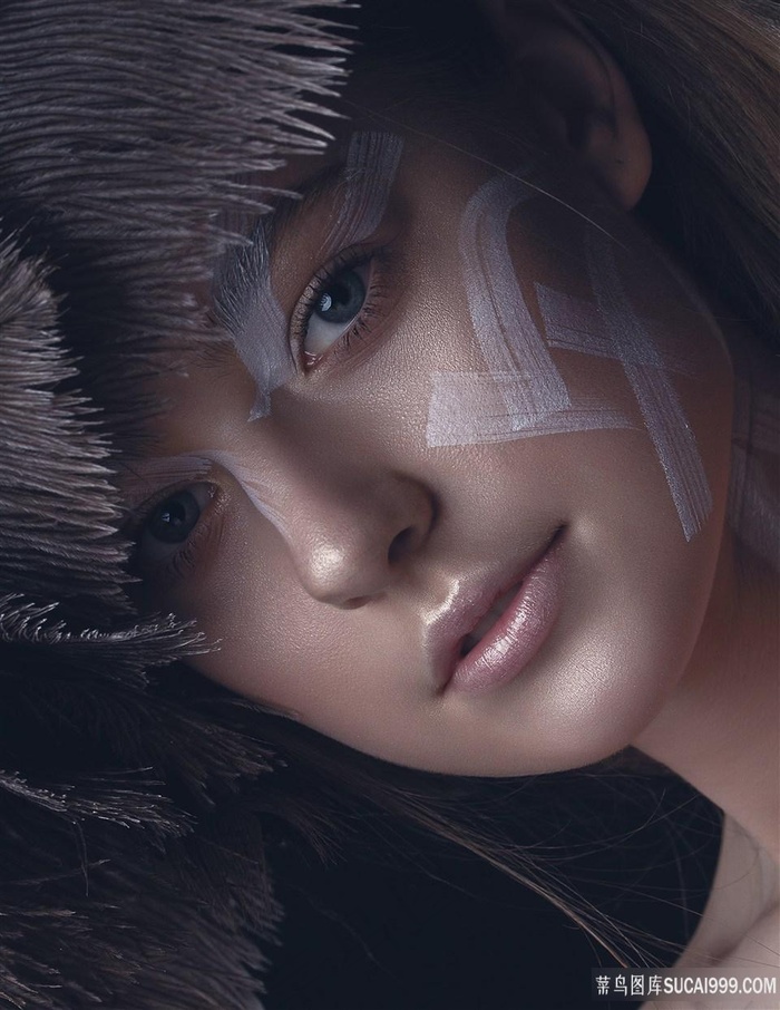 化妆品模特美容