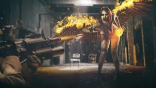 邪恶吸血鬼幻想创意图片