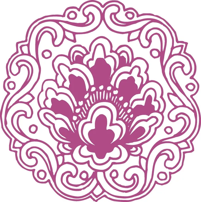 古色古香古典古风花纹cdr矢量模版下载