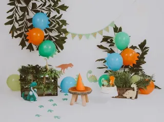 儿童照相拼接背景