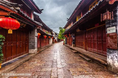 古老的小镇市集图片 古老的小镇市集图片