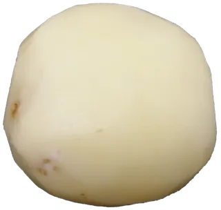 去皮单个新产红心马铃薯土豆洋芋免抠实拍高清摄影元素素材