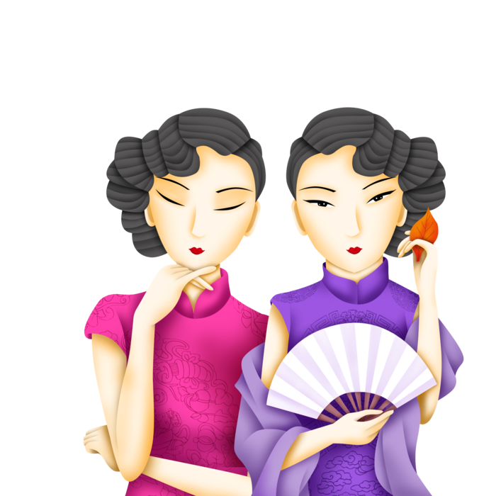 传统旗袍美女 (108)