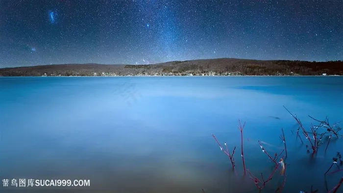 湖畔美景风景画壁纸