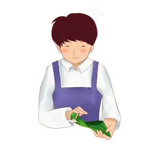 端午节包粽子 