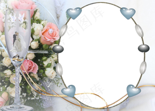 花朵相框素材图片下载