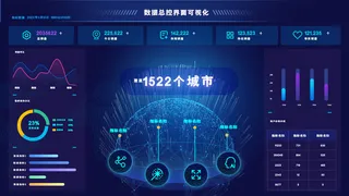 数据可视化psd模版下载