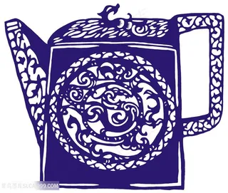 水壶瓷器国粹青花瓷中国风图片
