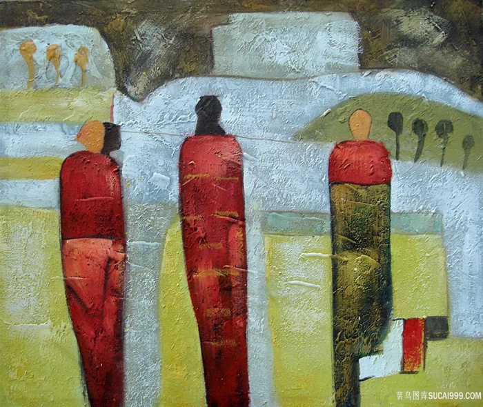 唯美艺术人物装饰画