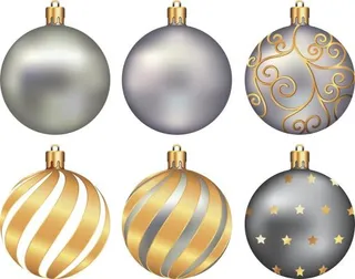 圣诞球小玩意免抠