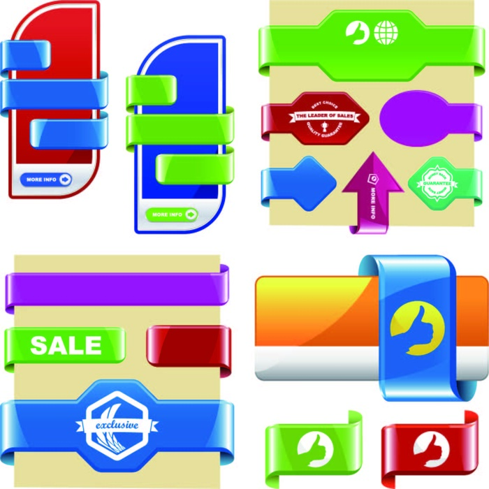 免抠促销标签矢量eps,ai矢量模版下载