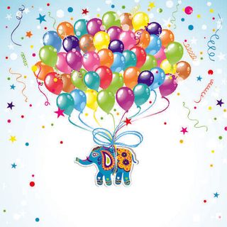 设计儿童生日背景