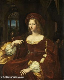 拉斐尔油画唯美女性艺术装饰画