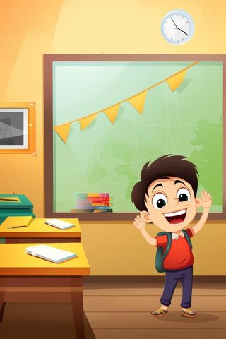 课室清新学习儿童背景