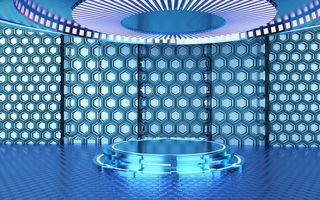 C4D电商场景模型渲染背景