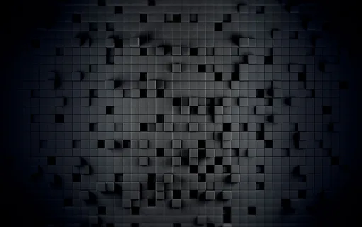 高清立体马赛克黑色背景