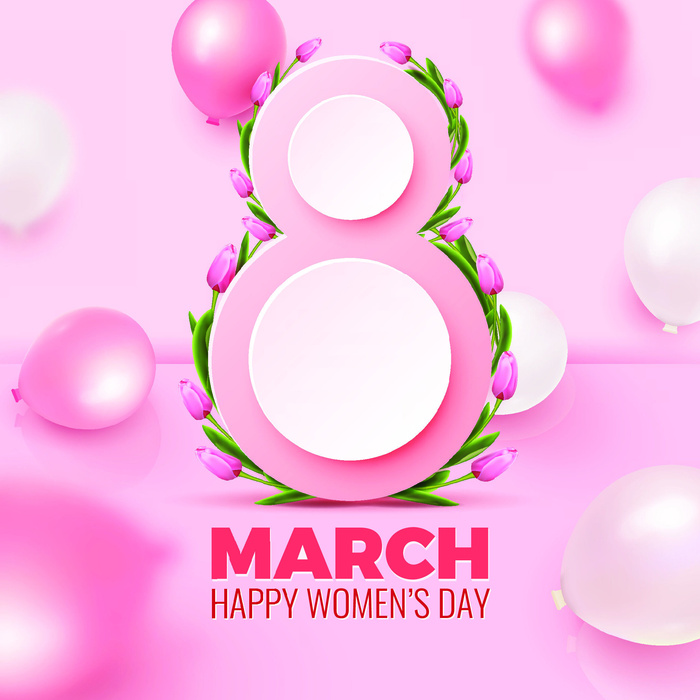 三八妇女节女神节贺卡素材