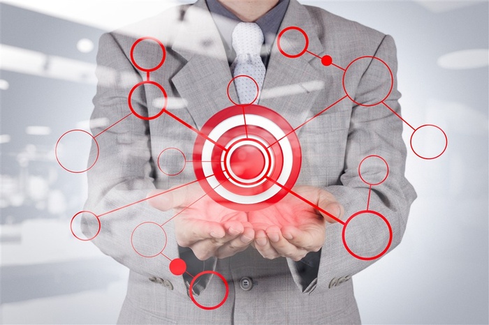 点击触控的商务人士素材高清图片