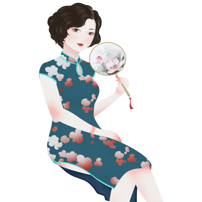 传统旗袍美女 (30)