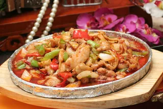 平锅仔鸡  22元 (1)