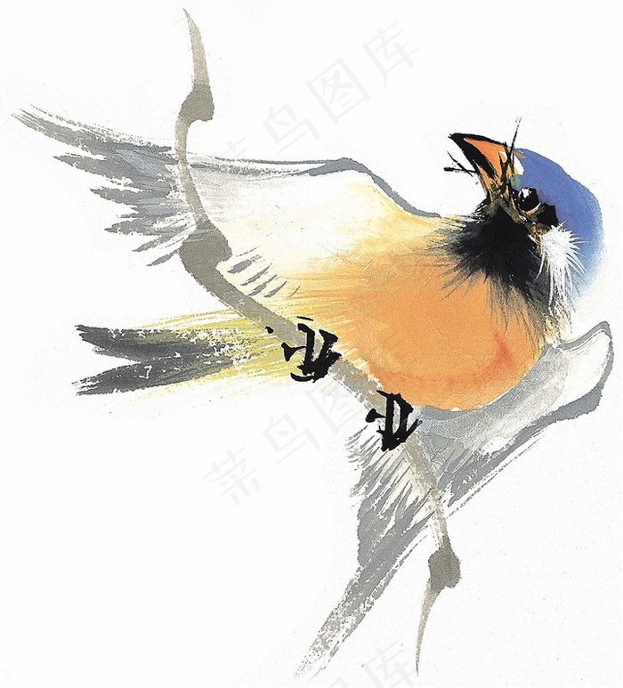 国画鸟系列美图素材