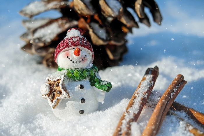 雪人, 雪, 圣诞节, 冬天, 寒冷的, 数字